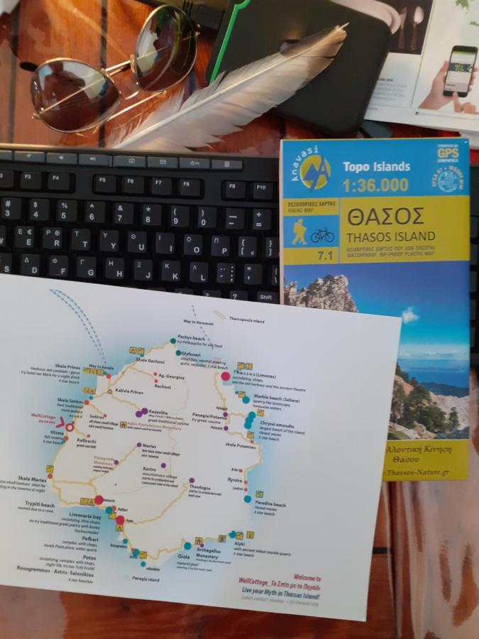 Το Σπίτι Με Το Πηγάδι - Wellcottage Thassos Skála Kallirákhis Kültér fotó